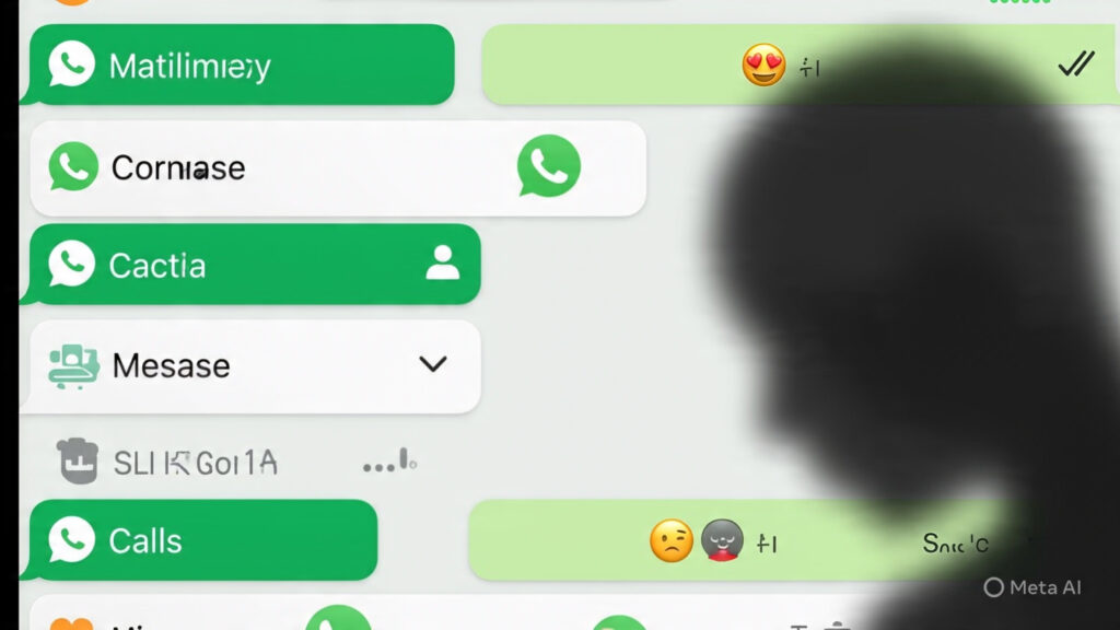 a smartphone screen showing a busy whatsapp How WhatsApp Causes Misunderstandings in Relationships