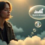 realistic of a person imagining dreams with The Psychology Behind Why People Fall for Law of Attraction Scams