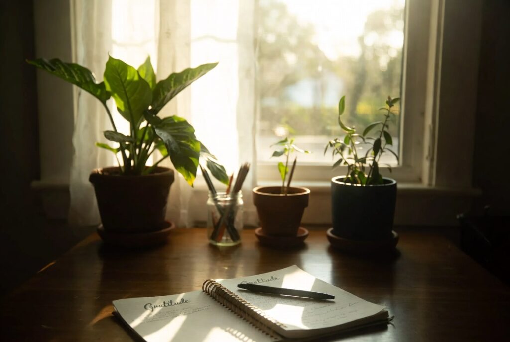 morning gratitude practice benefits