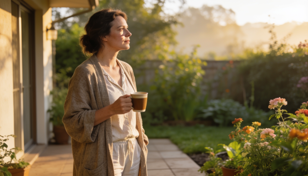 How to Handle Burnout While Staying in Your Corporate Job: 7 Practical Strategies That Actually Work 4 magnific 35yearold woman on patio l7ukJUDgv9 How to Handle Burnout While Staying in Your Corporate Job: 7 Practical Strategies That Actually Work